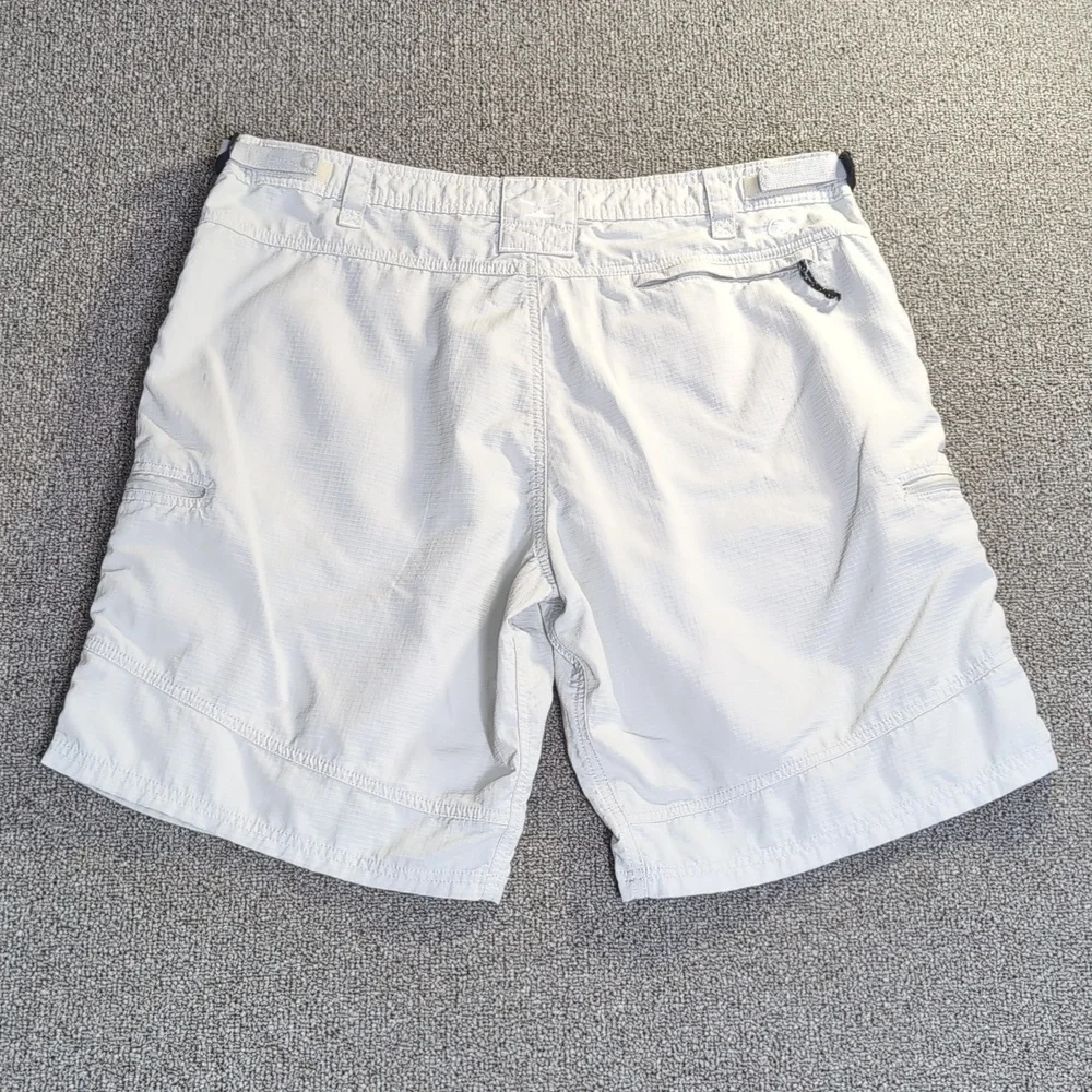 RailRiders Bitter End Ripstop Nylon Adventure Shorts Size 38 in Granite Gray